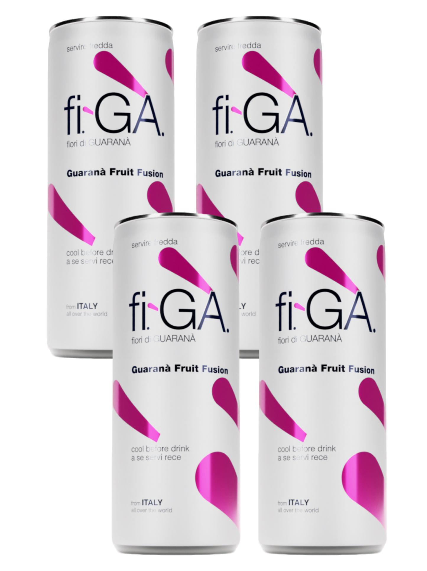 Figa (fi-GÀ / fi-ga) Fiori di Guarana Original Soft Drink 4x250ml