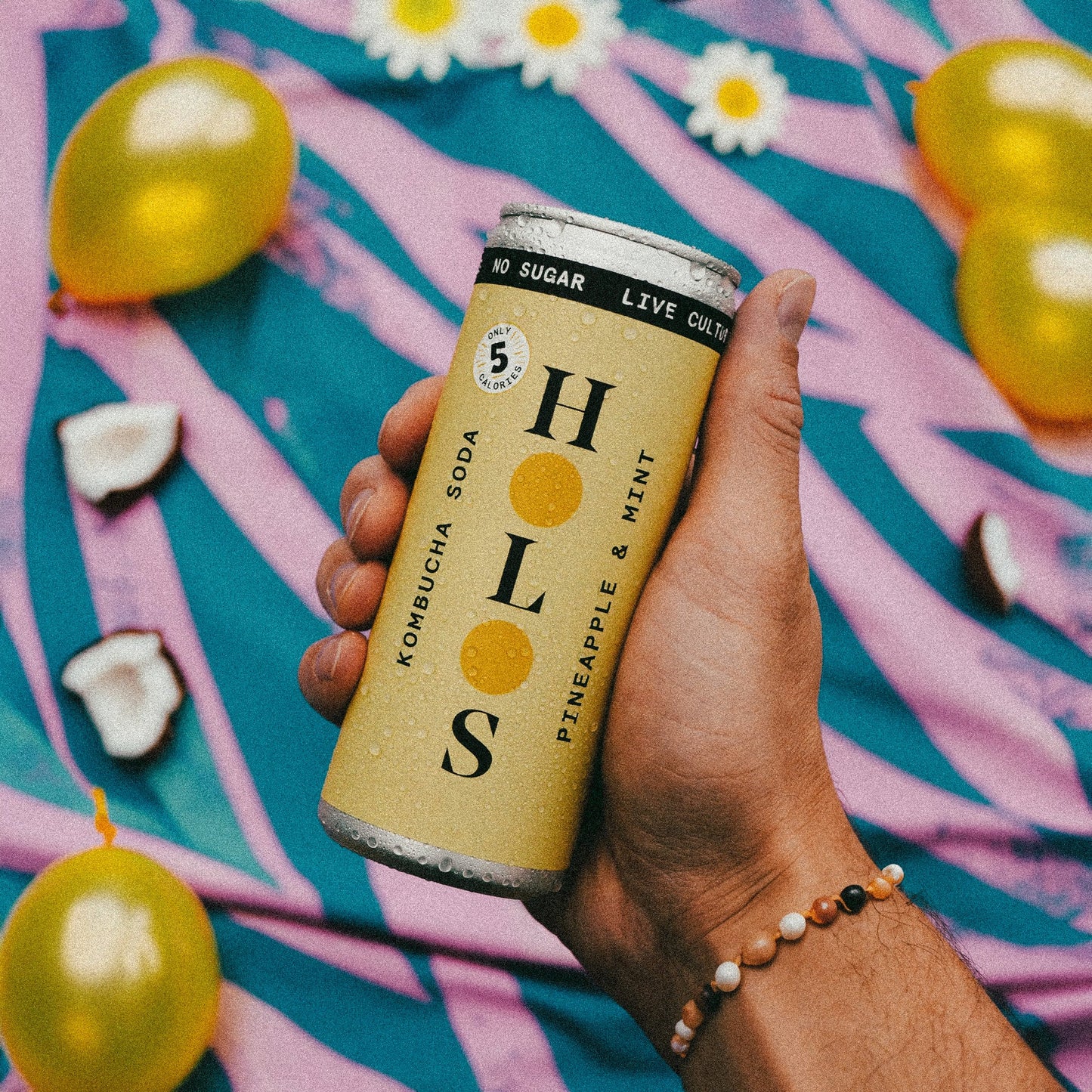 HOLOS Pineapple & Mint Kombucha Soda