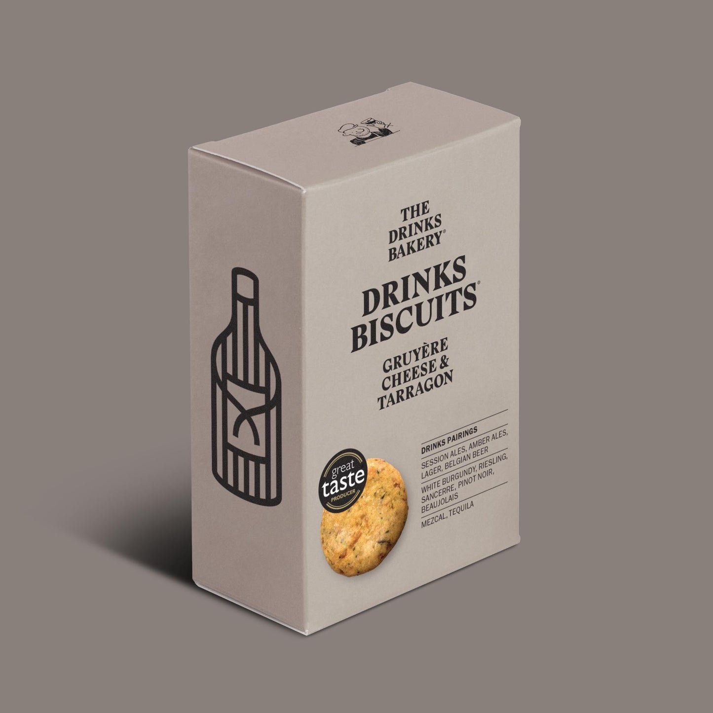 Gruyère Cheese & Tarragon Drinks Biscuits