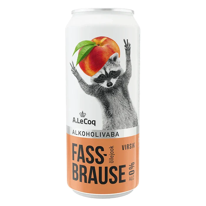 A. Le Coq Fassbrause Peach - Alcohol Free Peach Radler