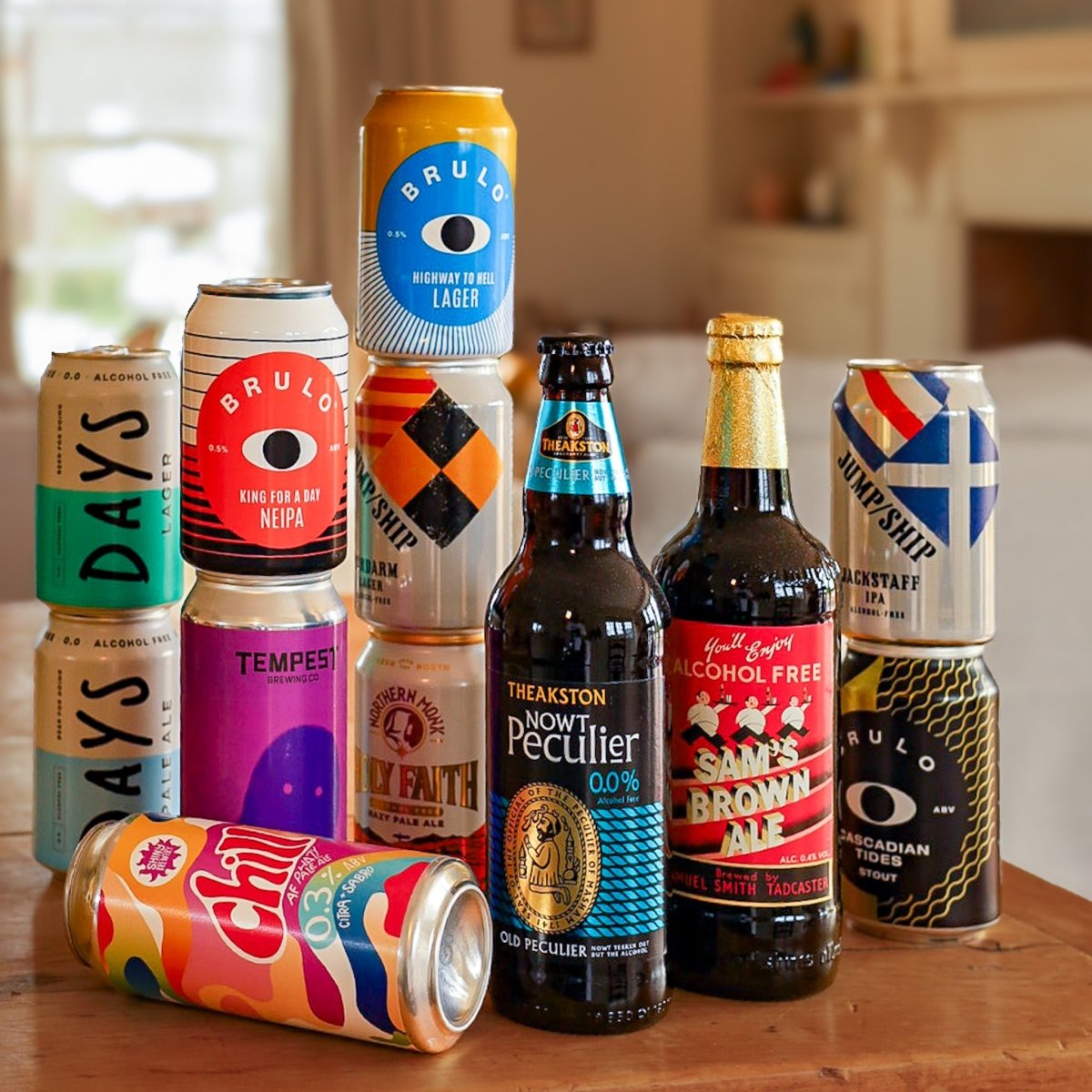 'Welcome To The North' Northern England & Scotland Alcohol Free 12 Beer Wise Pack (0.5% ABV)