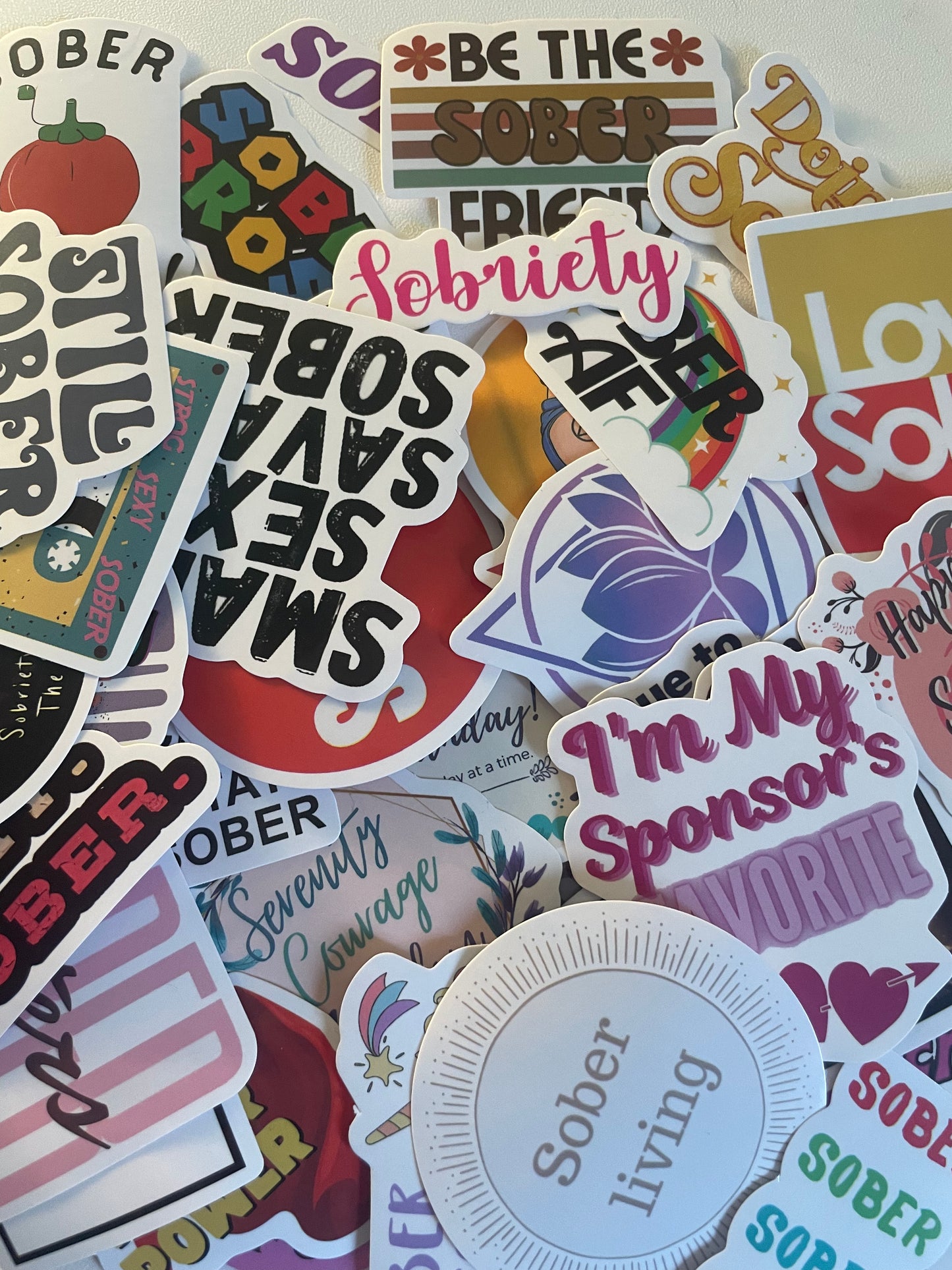 20 x Sober Stickers