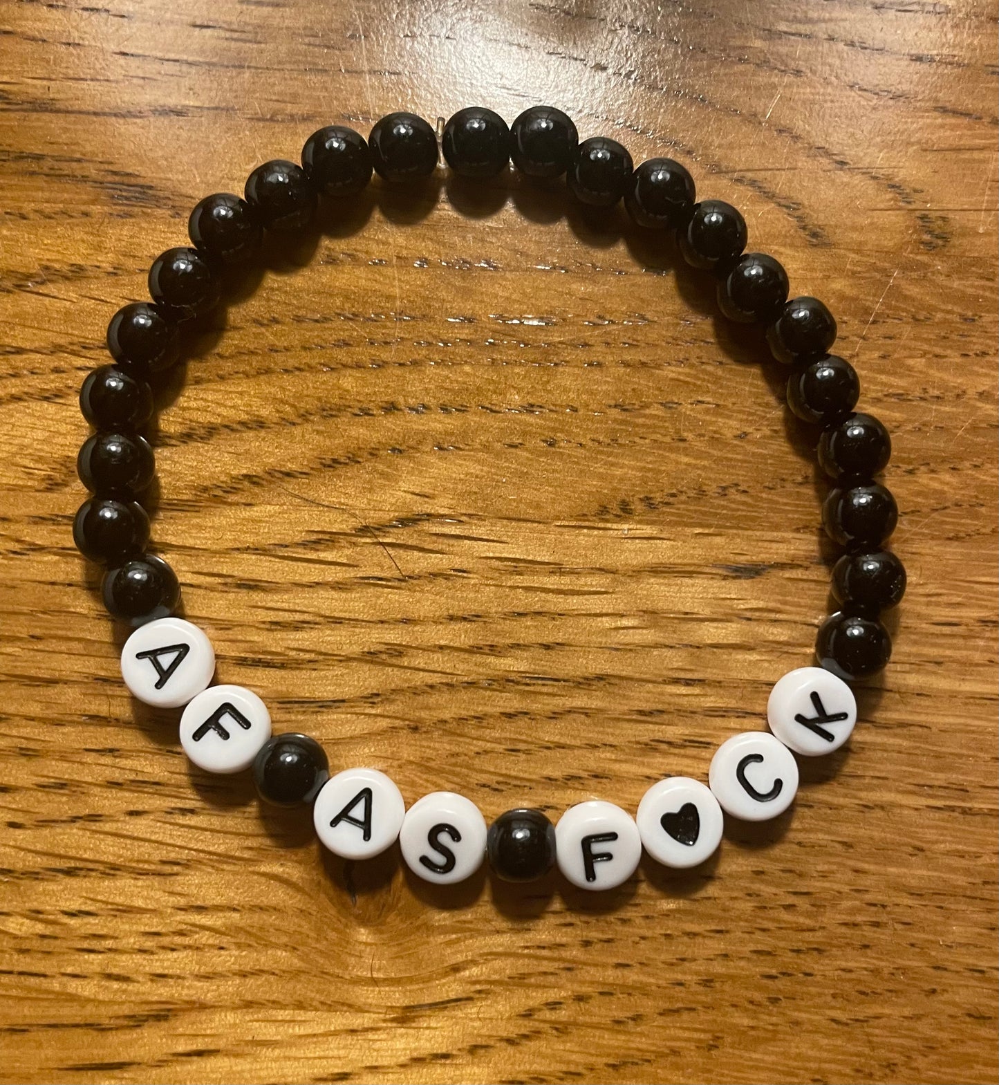 Personalised Sobriety Message Bracelet