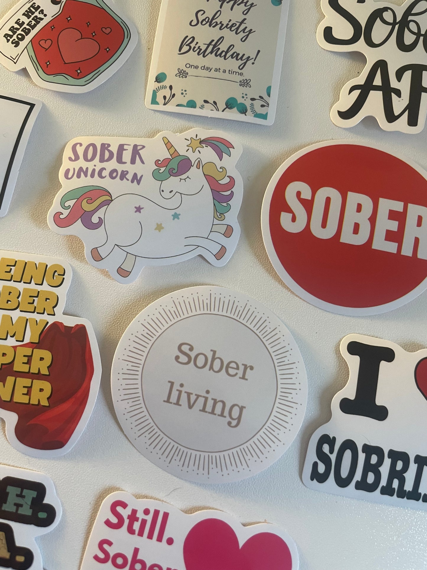 20 x Sober Stickers