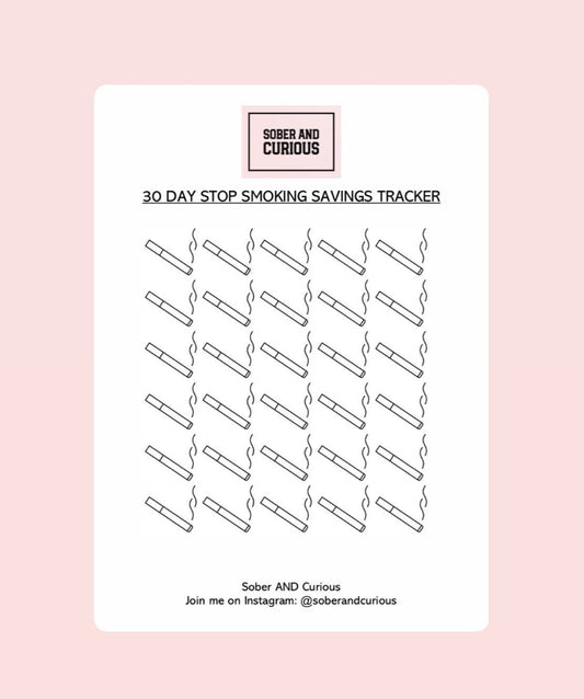 30 Days - Stop Smoking Tracker Challenge