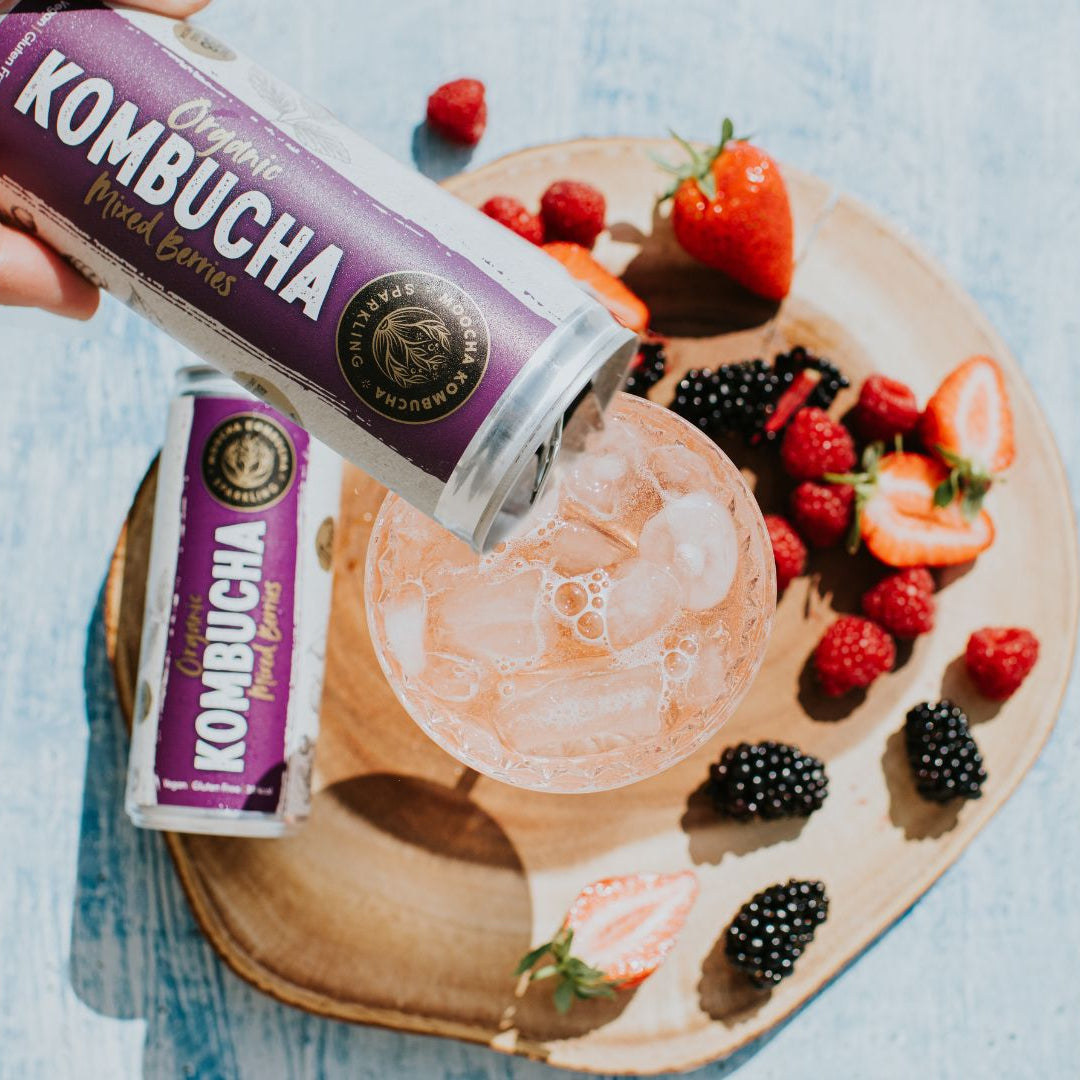 Mixed Berry Flavour Organic Kombucha
