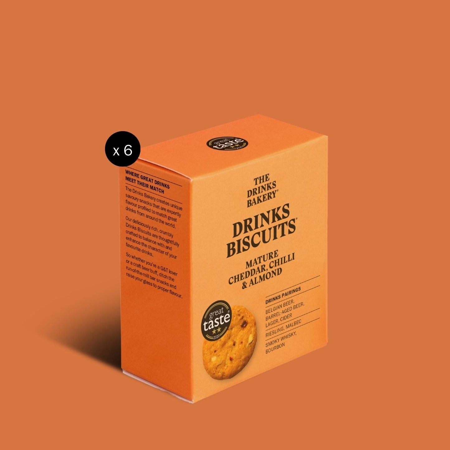 Mature Cheddar & Smoked Chilli Drinks Biscuits