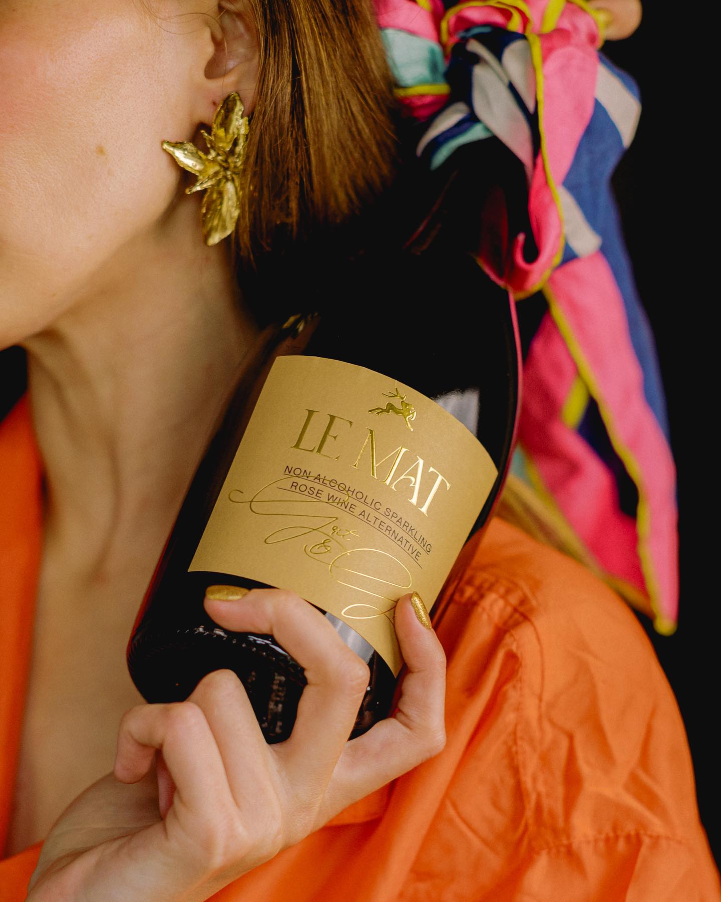 Le Mat Grit & Grace Non-Alcoholic Rose Sparkling Wine Alternative 750ml