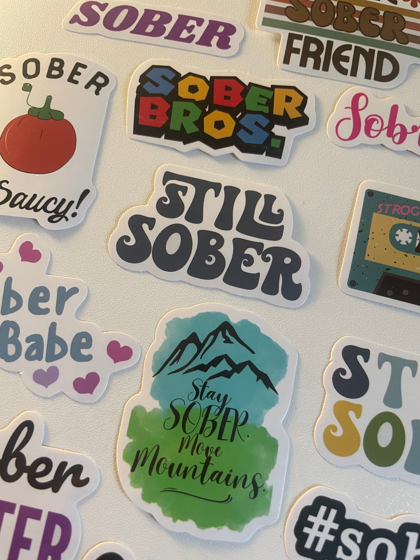 20 x Sober Stickers