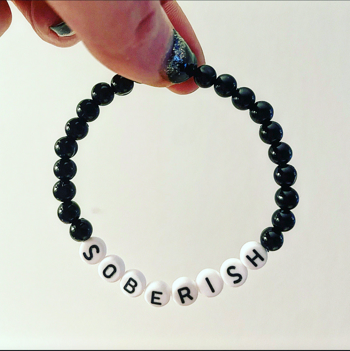 Personalised Sobriety Message Bracelet