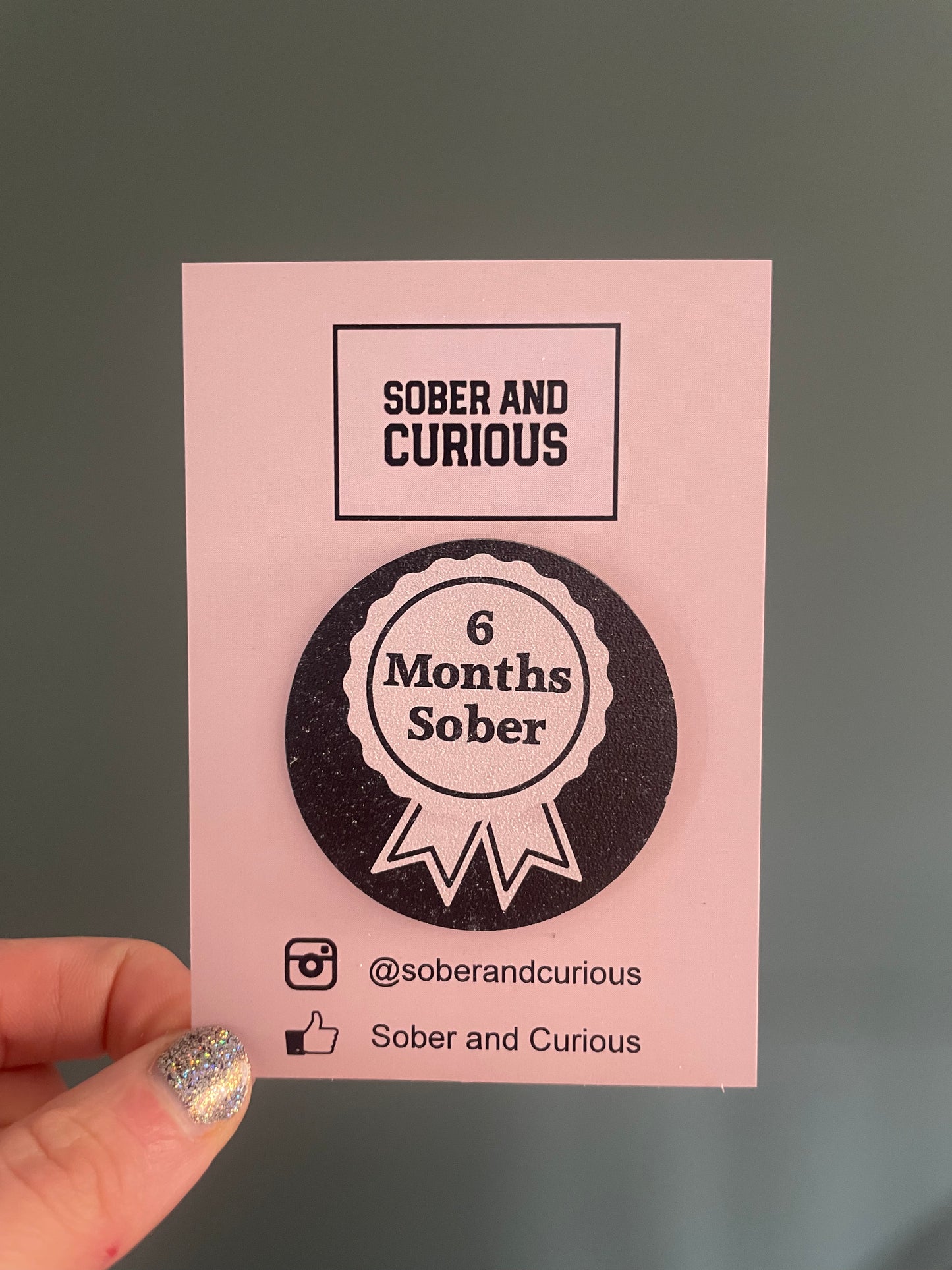 Sobriety Token Gift - Pocket Hug - 1 Month Sober