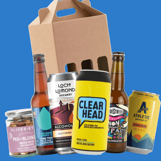5 Alcohol Free Ales & Nuts Gift Pack in Gift Box