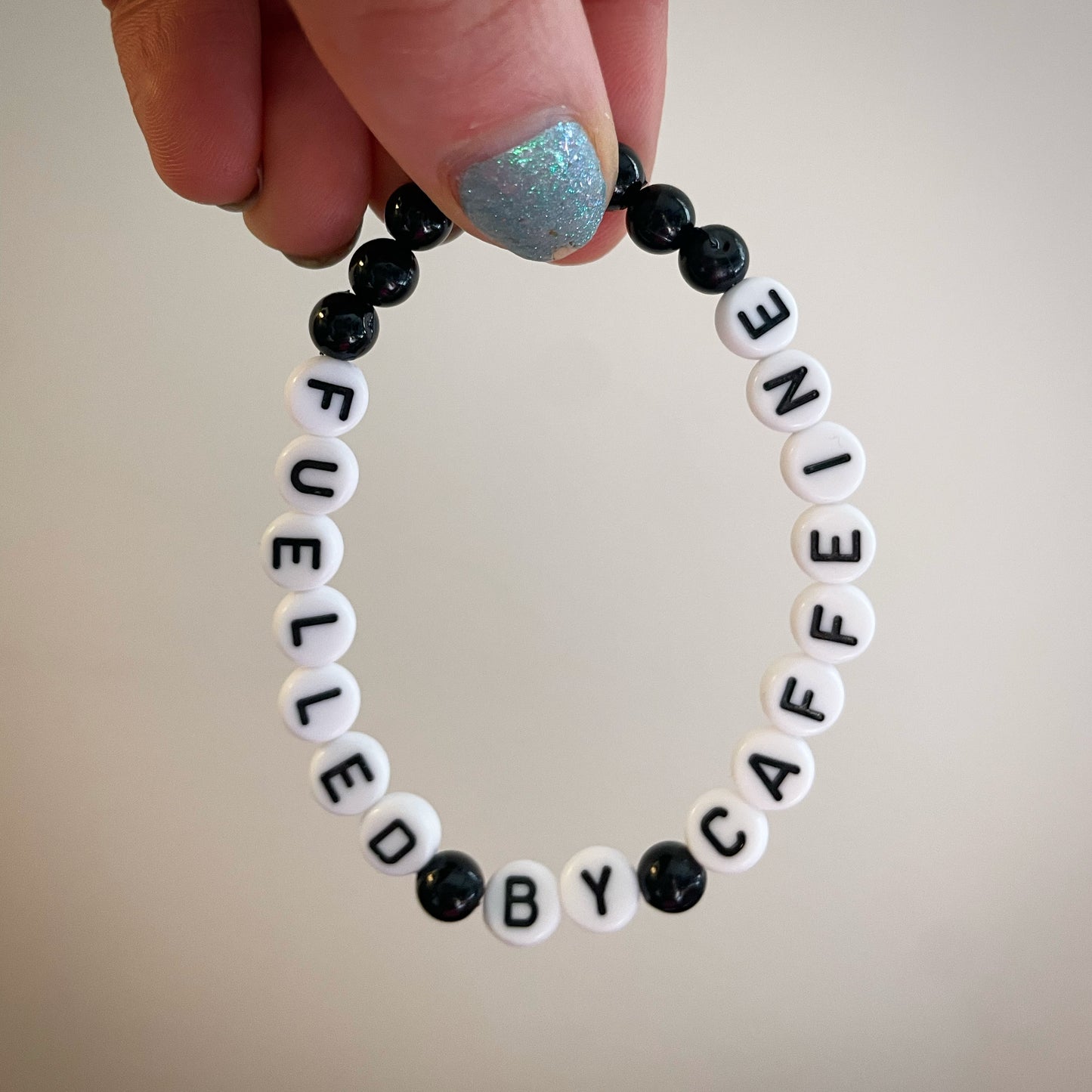 Personalised Sobriety Message Bracelet