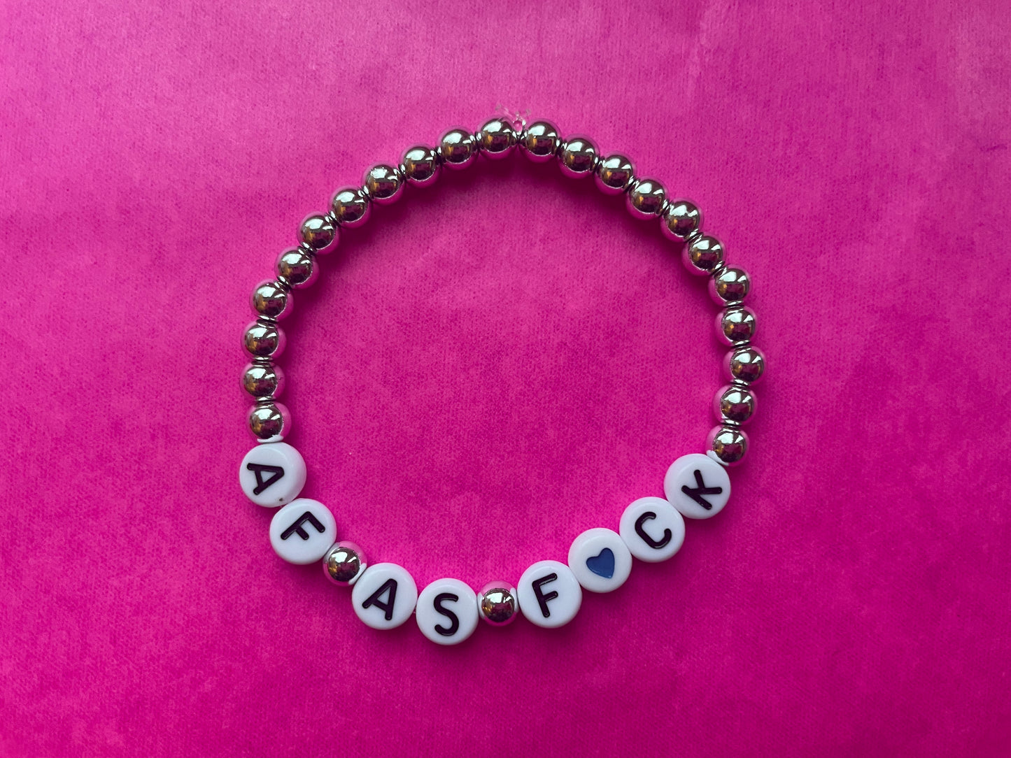 Personalised Sobriety Message Bracelet