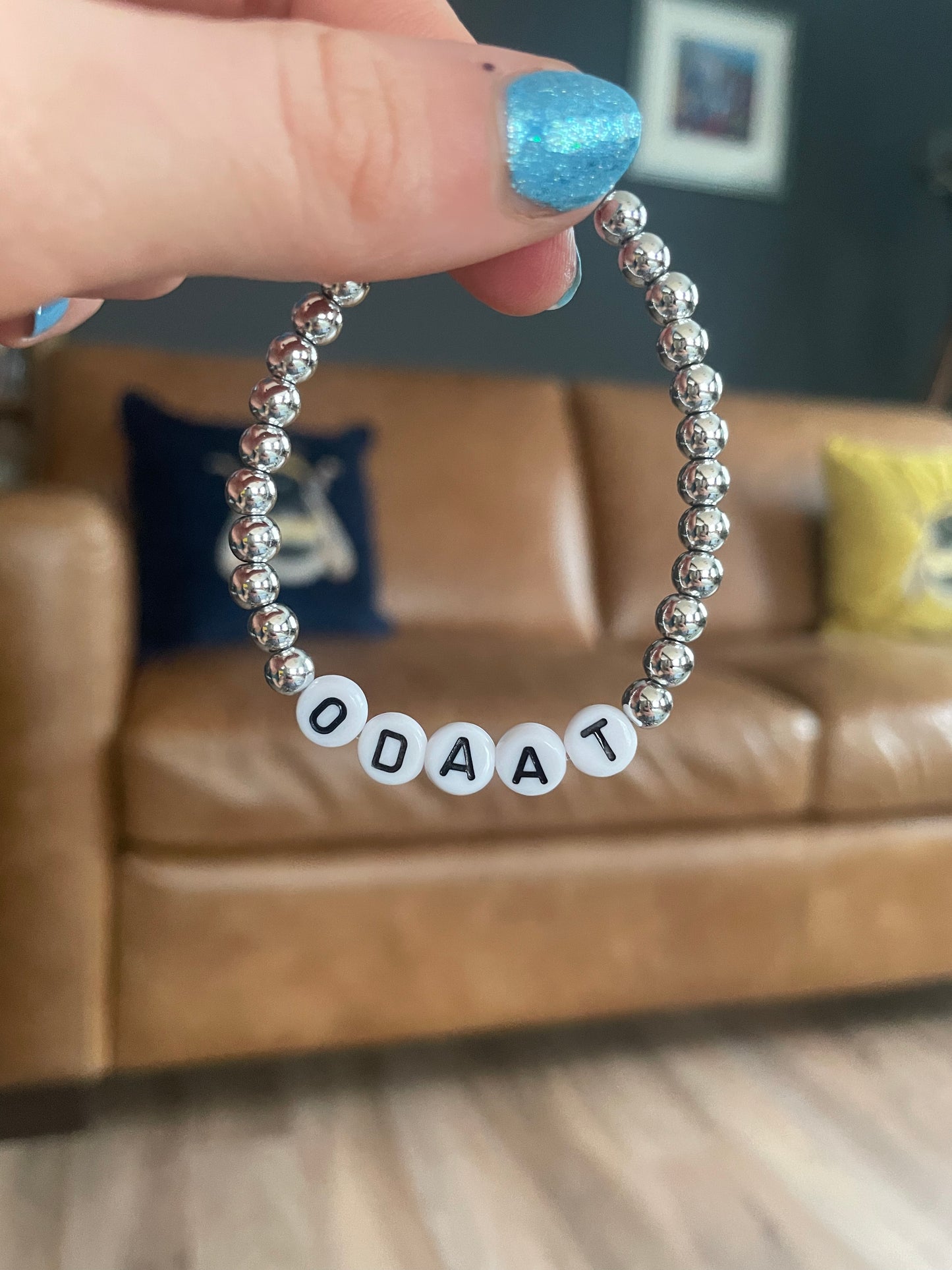 Personalised Sobriety Message Bracelet