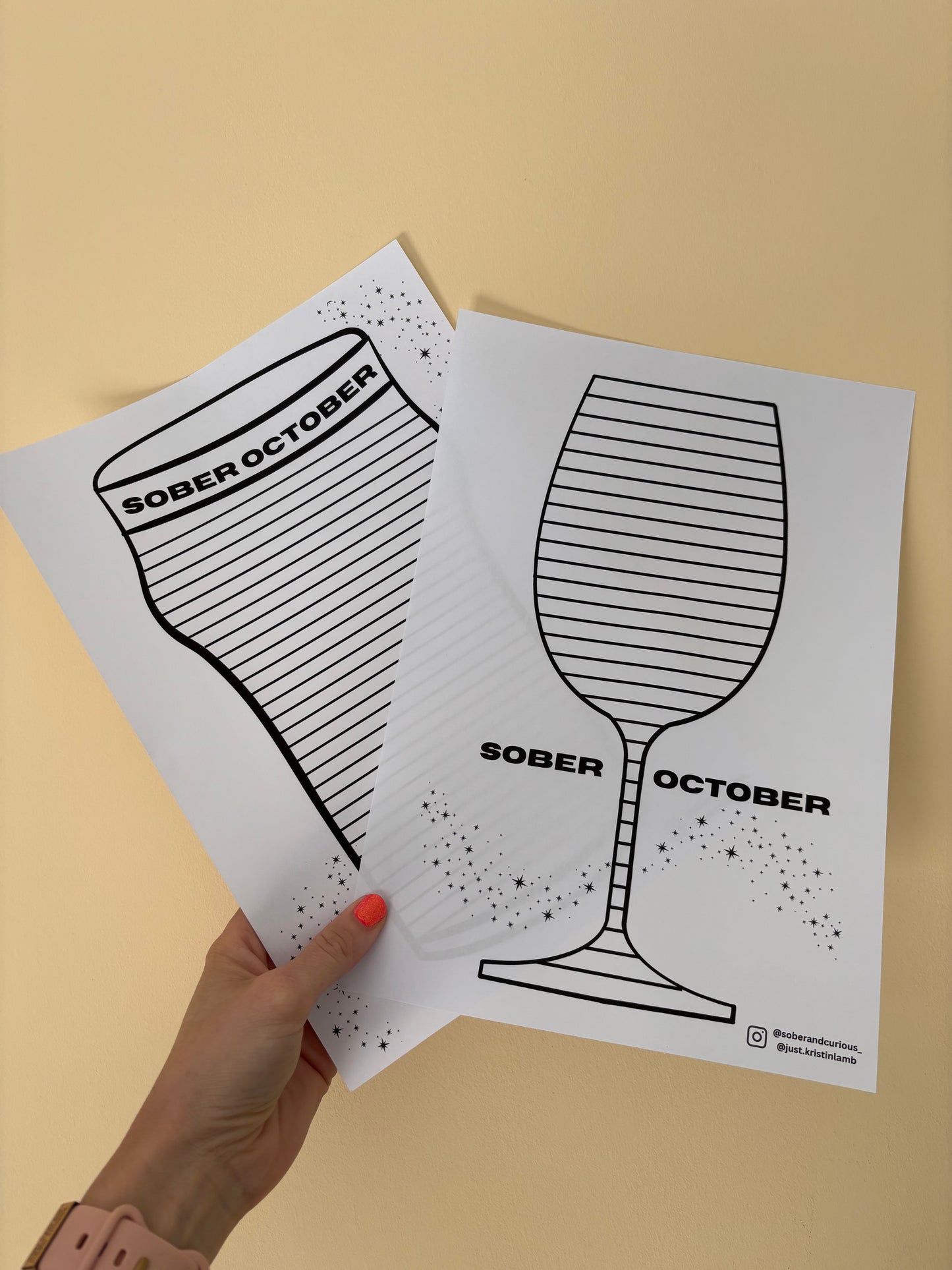 Digital Download - Sober October - SOBRIETY Tracker Challenge