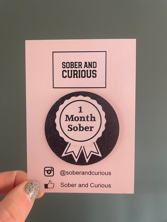 Sobriety Token Gift - Pocket Hug - 1 Month Sober