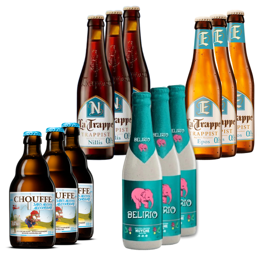 Belgian Alcohol Free Beer Box - Mixed Case 12 Pack