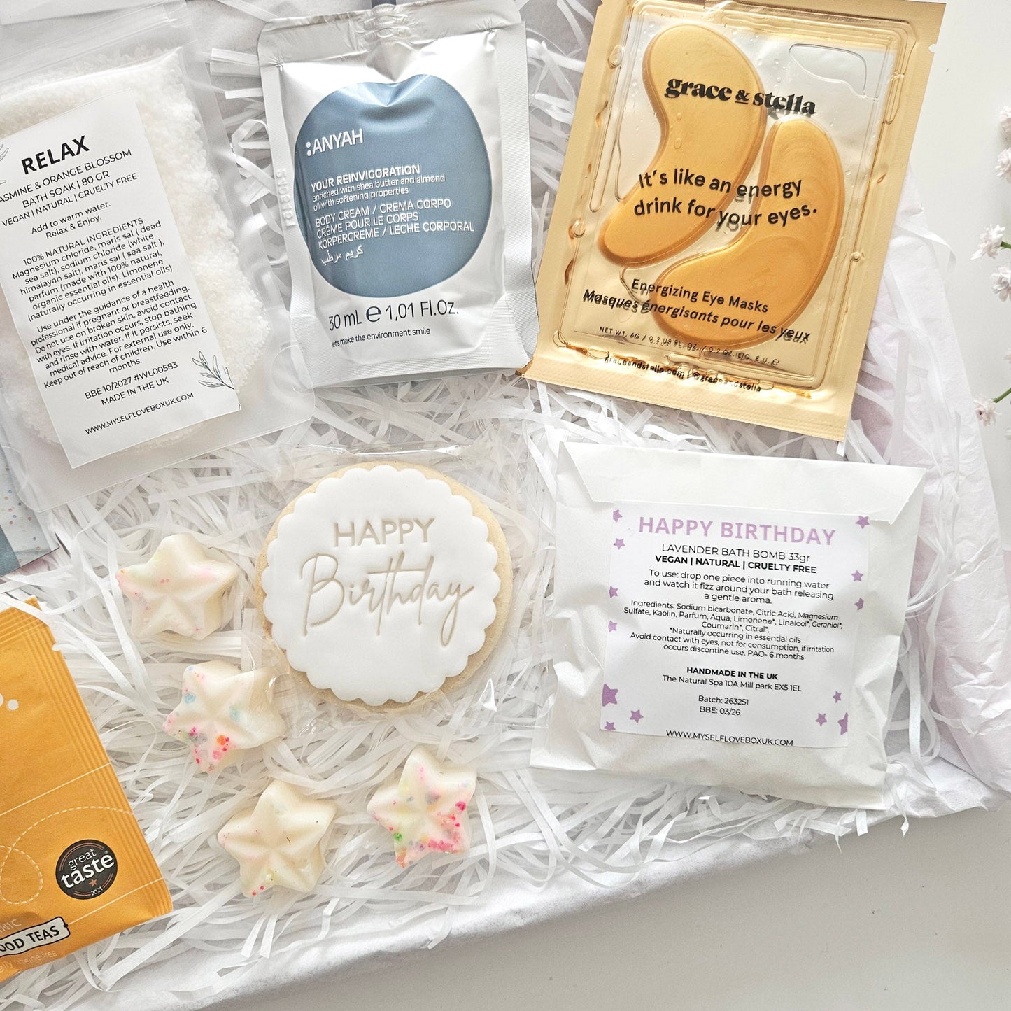 BIRTHDAY PAMPER HAMPER | LETTERBOX GIFTS
