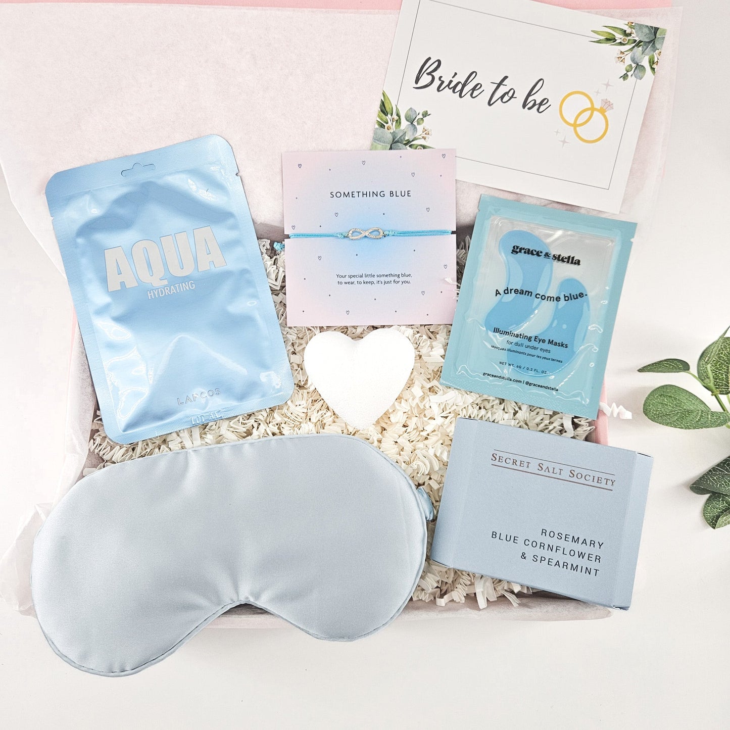 BRIDE TO BE GIFT BOX | THE SOMETHING BLUE SPA BOX