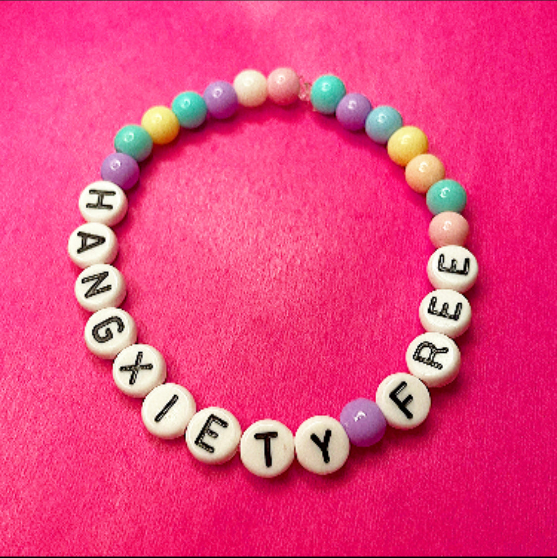 Personalised Sobriety Message Bracelet