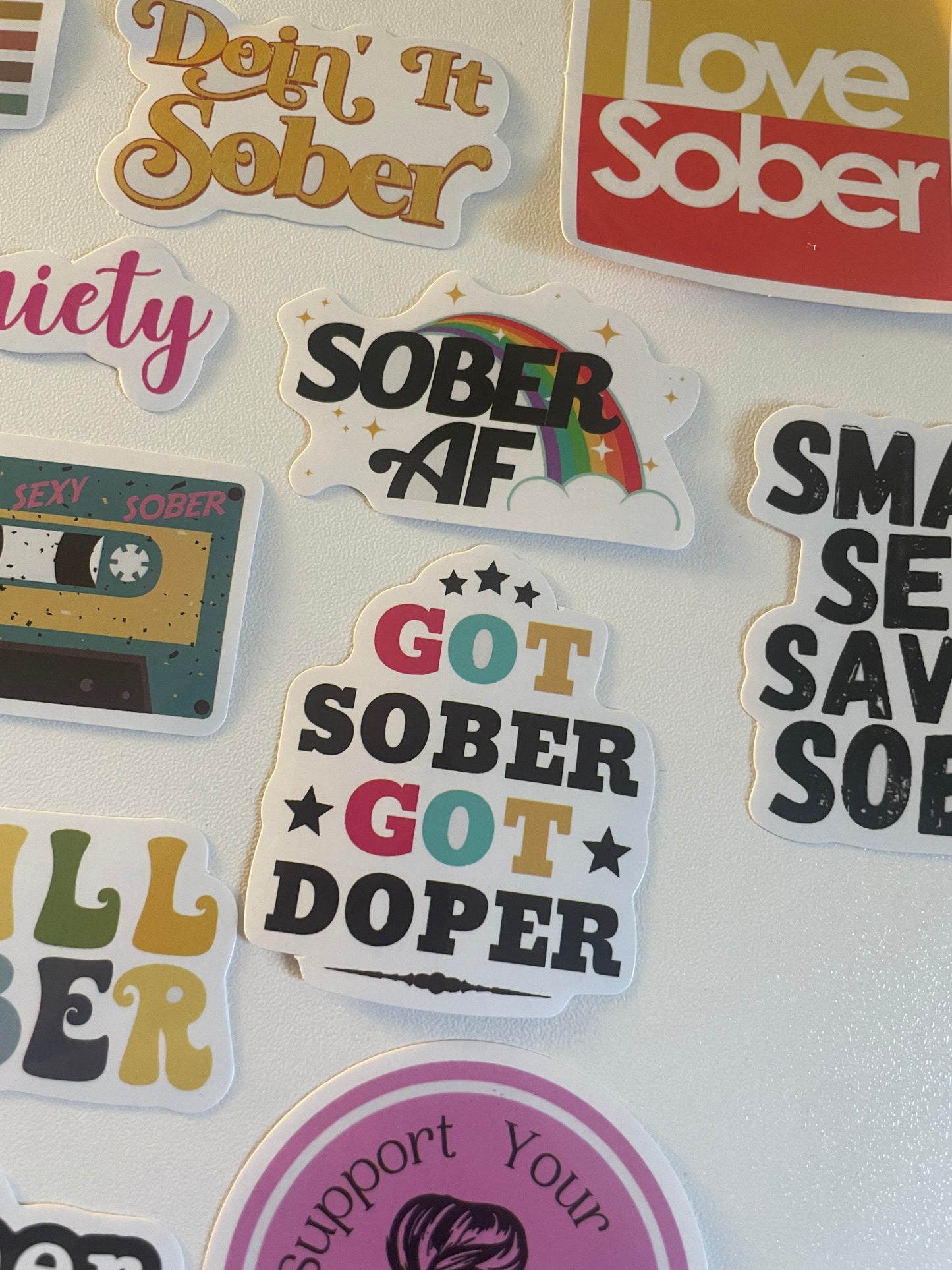 20 x Sober Stickers