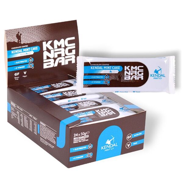 KMC NRG BAR Chocolate Coated Kendal Mint Cake Recharged