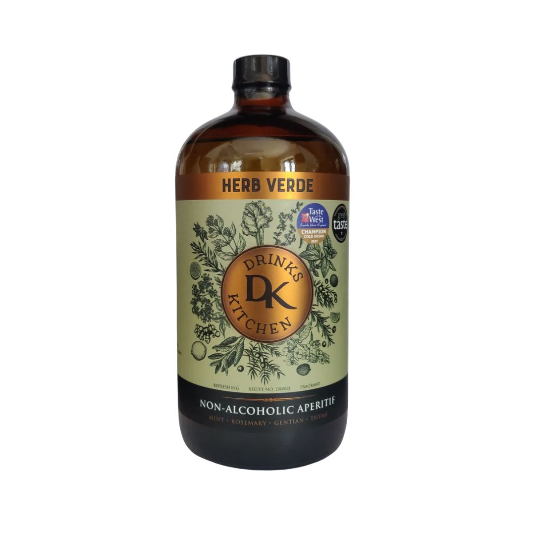 Drinks Kitchen Herb Verde, Non-Alcoholic Aperitif, 95cl