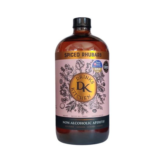 Drinks Kitchen Spiced Rhubarb, Non-Alcoholic Aperitif, 95cl