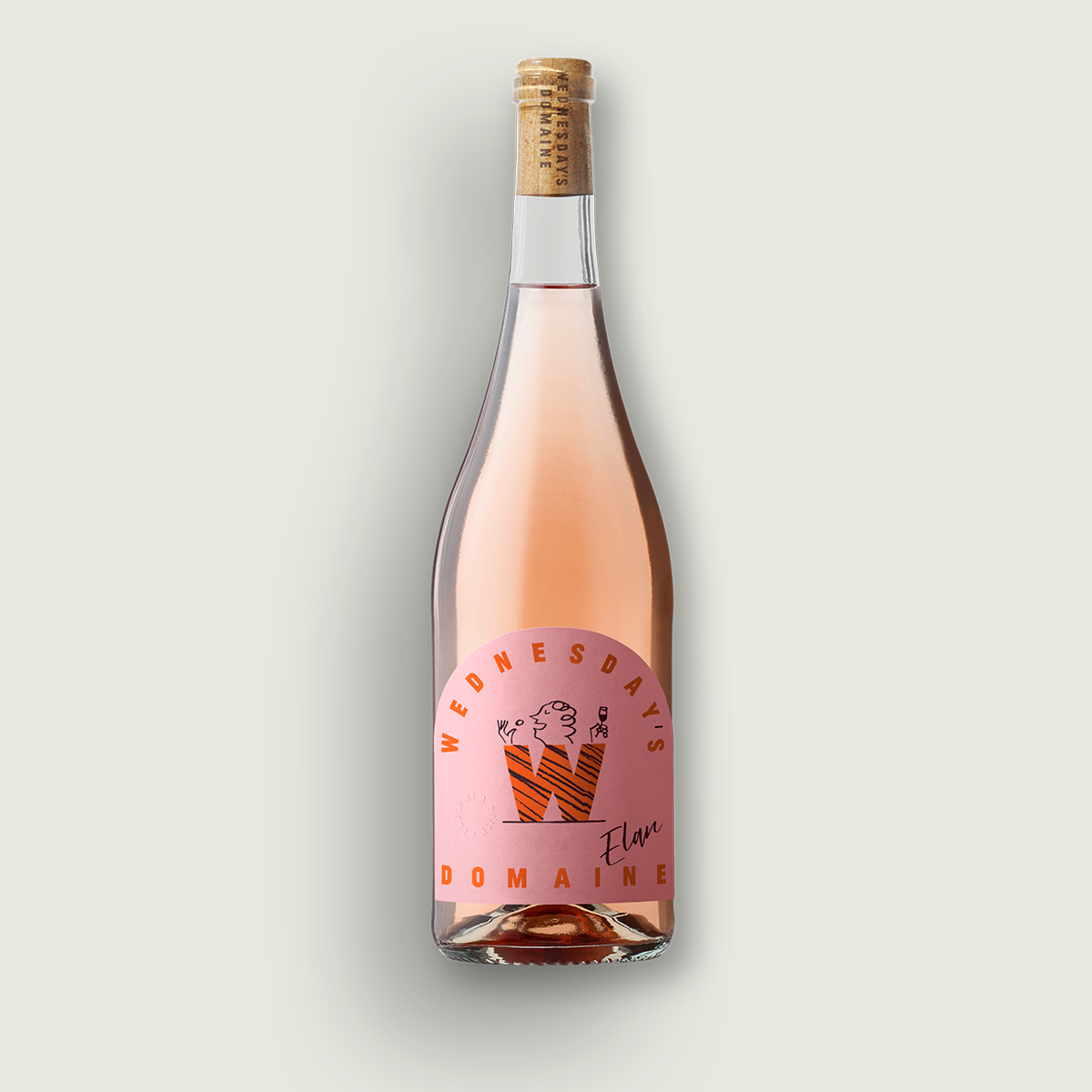 Wednesday's Domaine Elan (Alcohol Free Rosé Wine) 0.0%