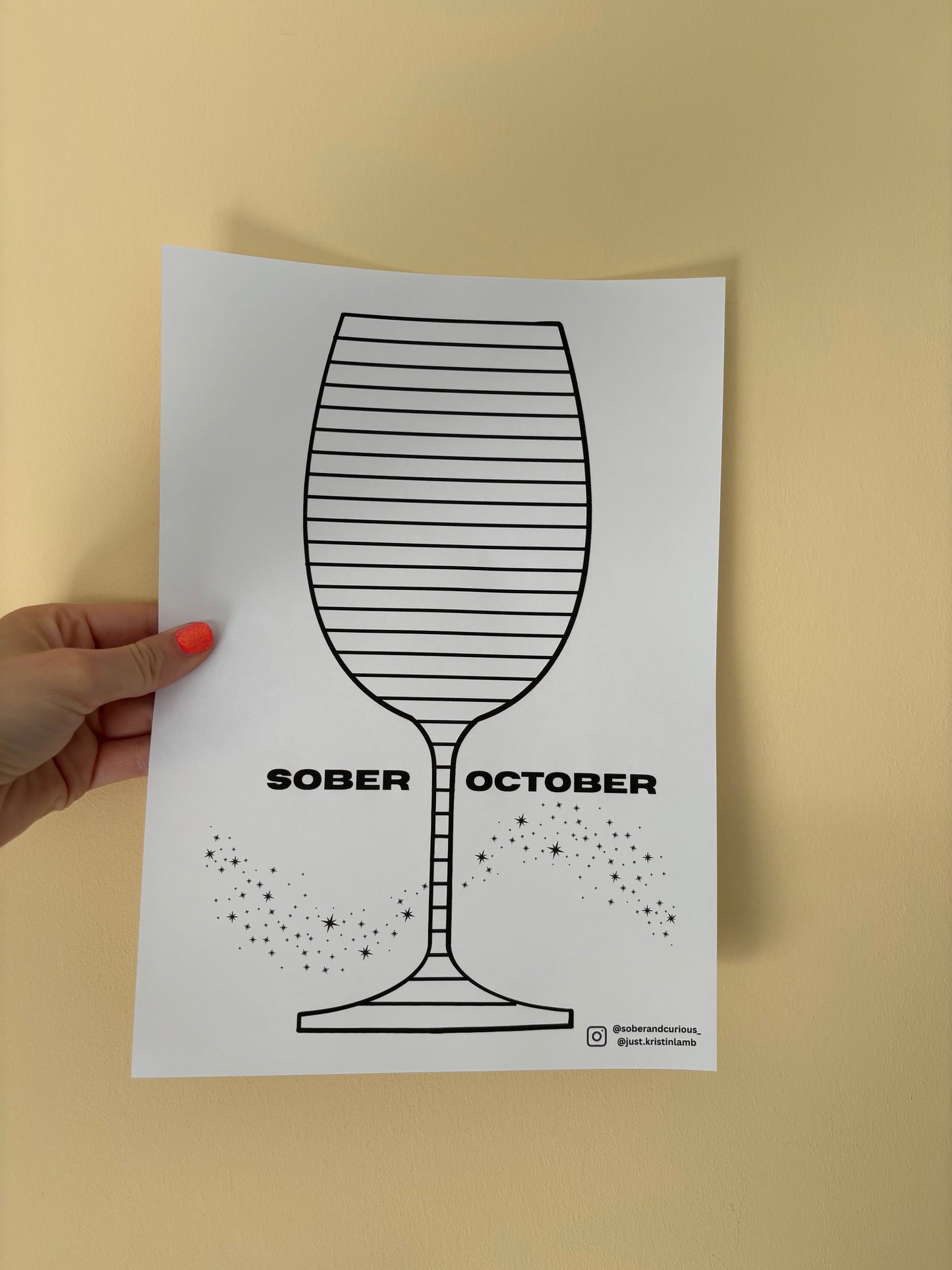 Digital Download - Sober October - SOBRIETY Tracker Challenge
