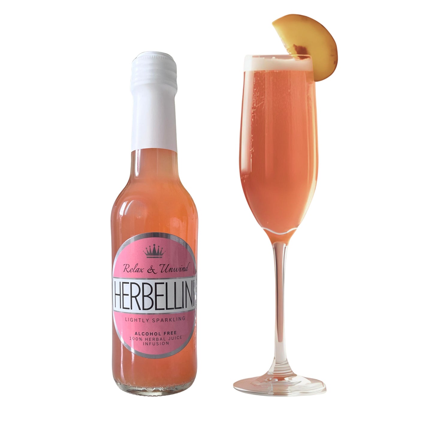 Herbellini Alcohol Free Bellini - 250ml
