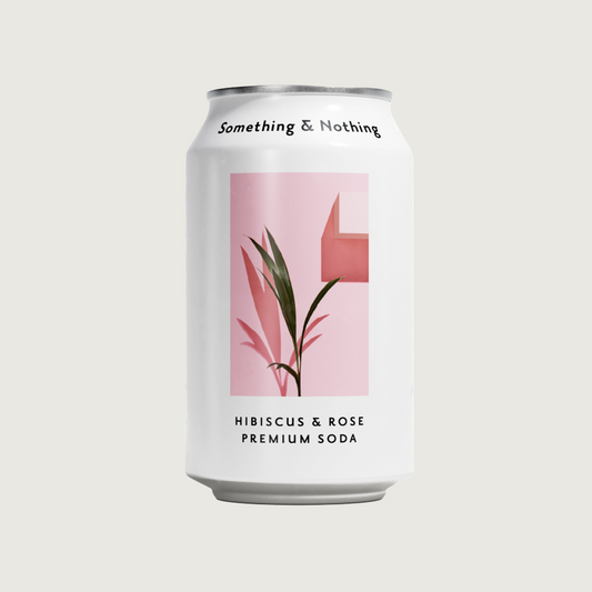 Something & Nothing Hibiscus Rose Soda