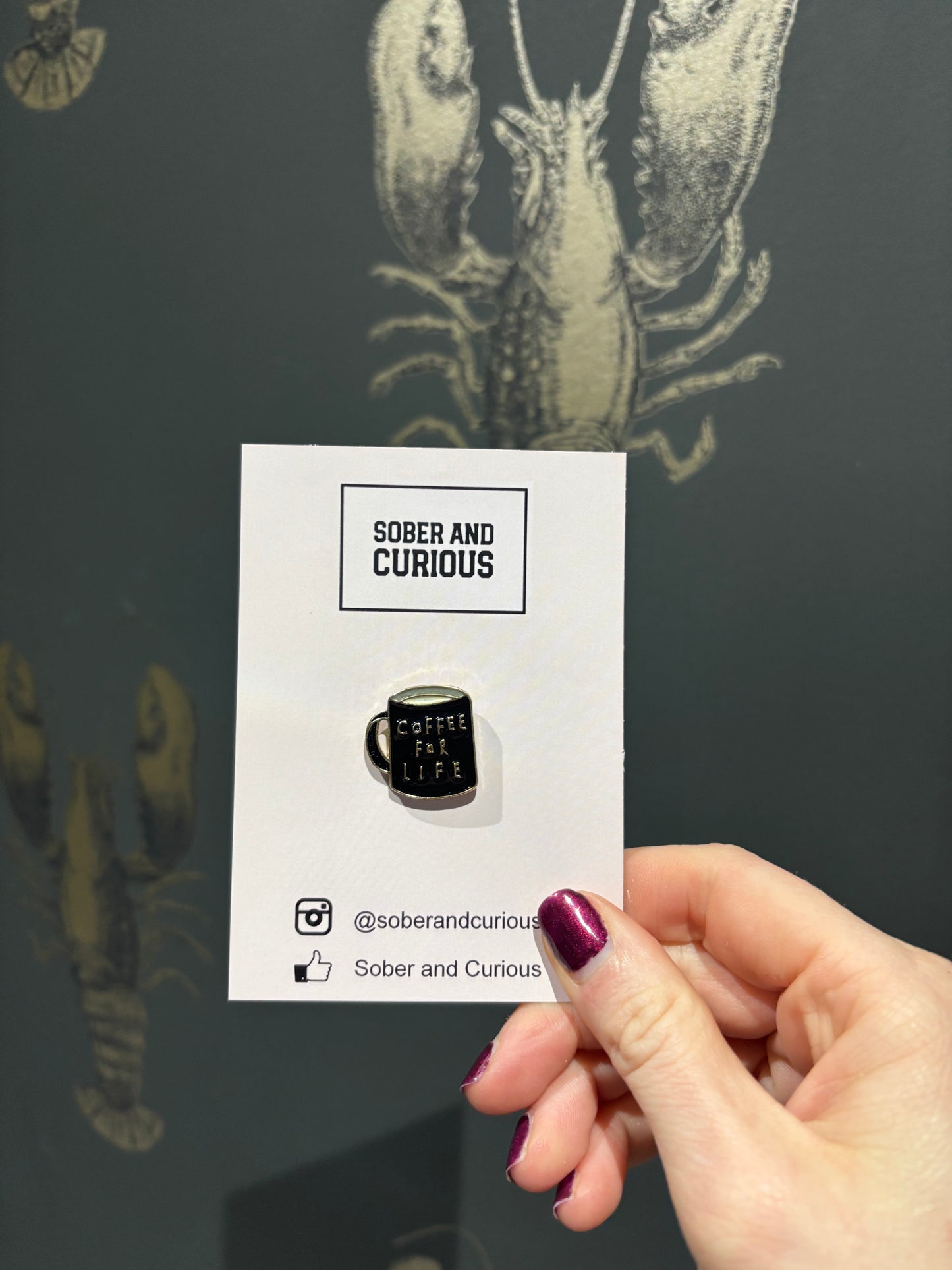 Coffee is Life - Hard Enamel Pin Badge