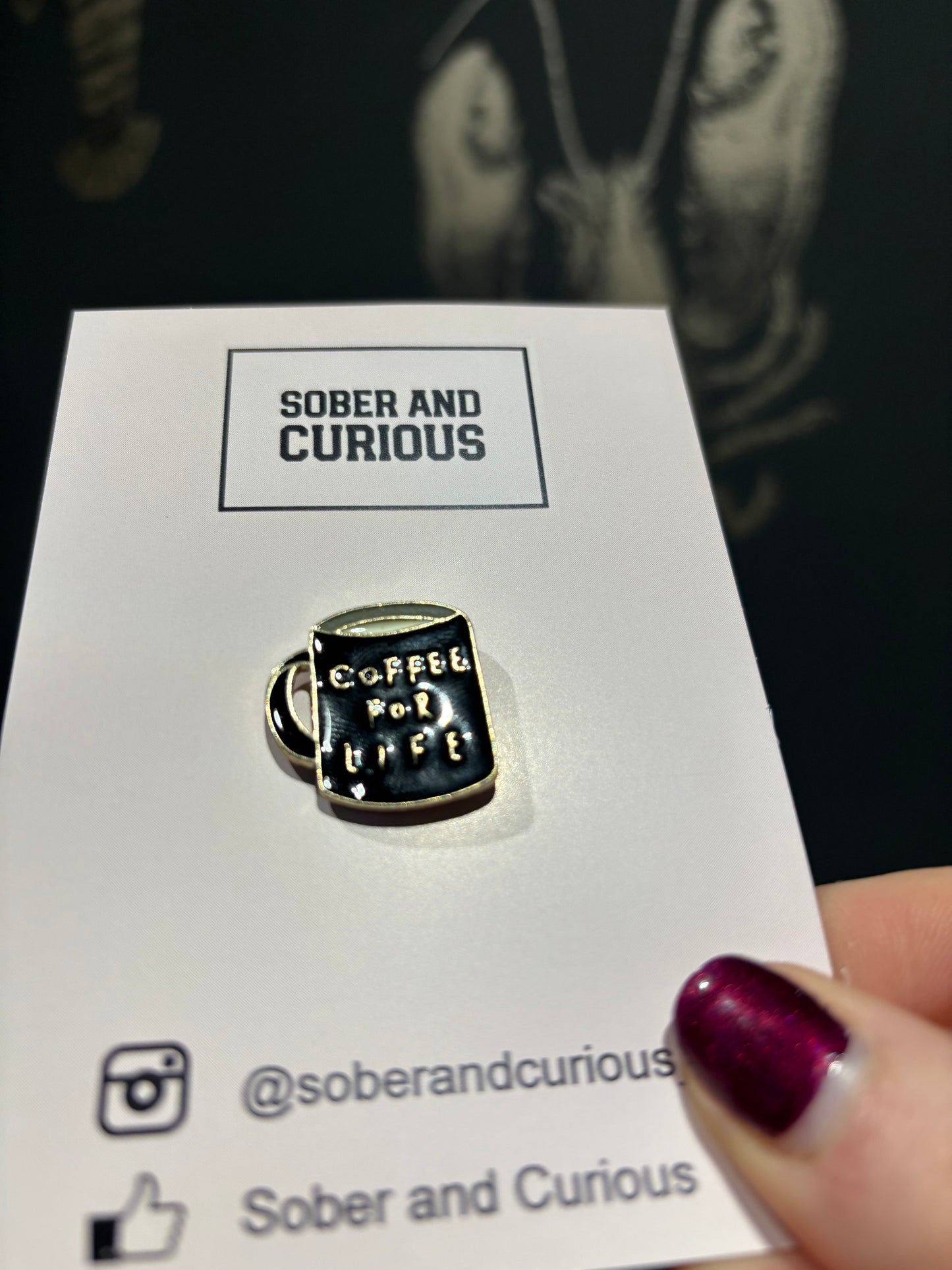 Coffee is Life - Hard Enamel Pin Badge