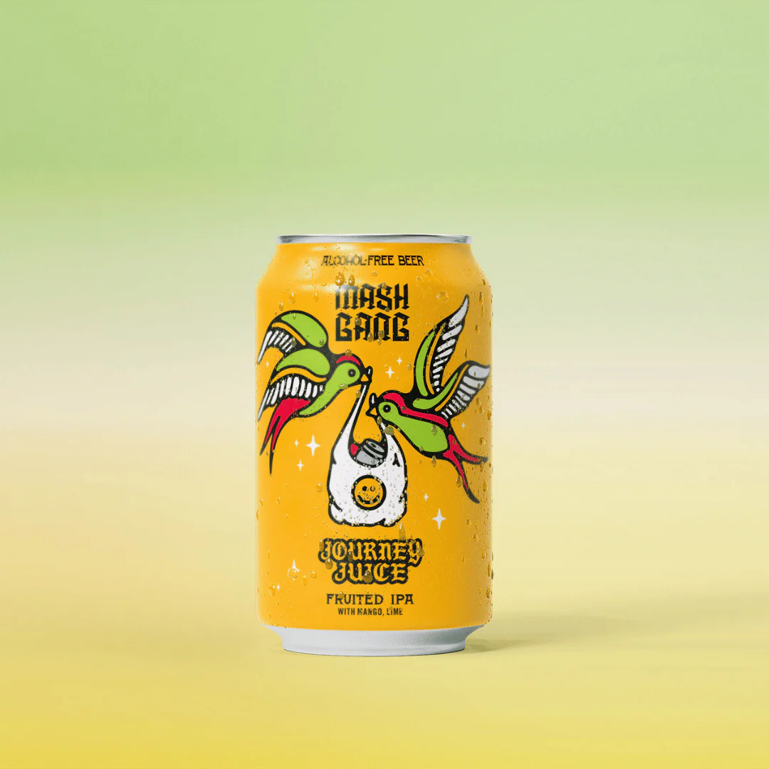 Mash Gang Journey Juice Non-Alcoholic Fruited IPA | 0.5% ABV (330ml)
