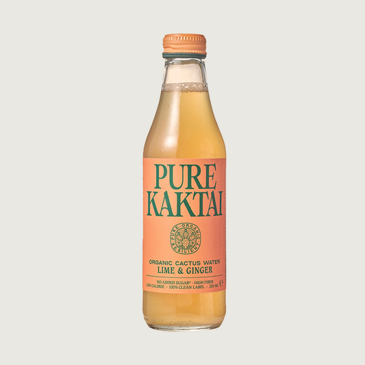Pure Kaktai Lime & Ginger Sparkling Cactus Water