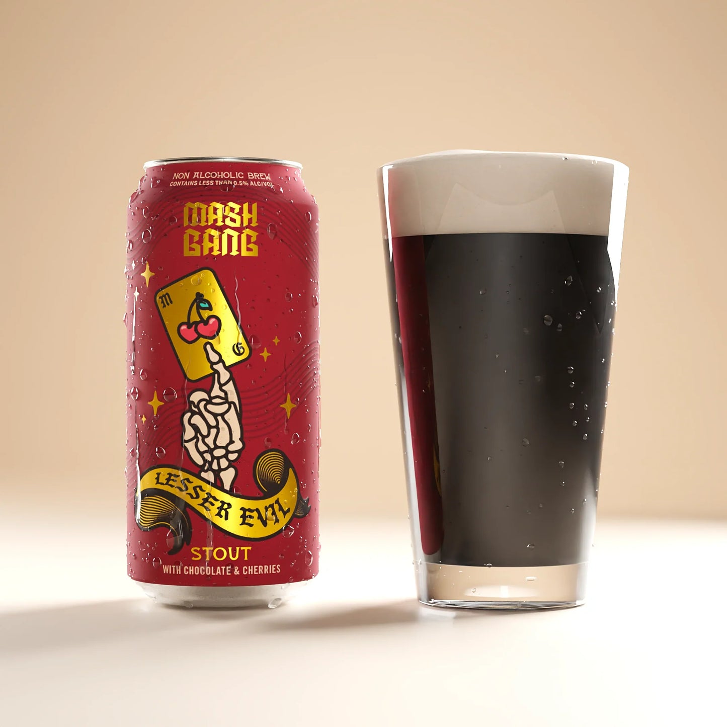 Lesser Evil Cherry Chocolate Stout 0.5%