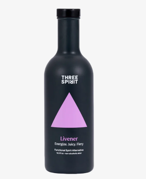 Three Spirit Livener Elixir - Alcohol Free Spirit (0% ABV) - 50cl