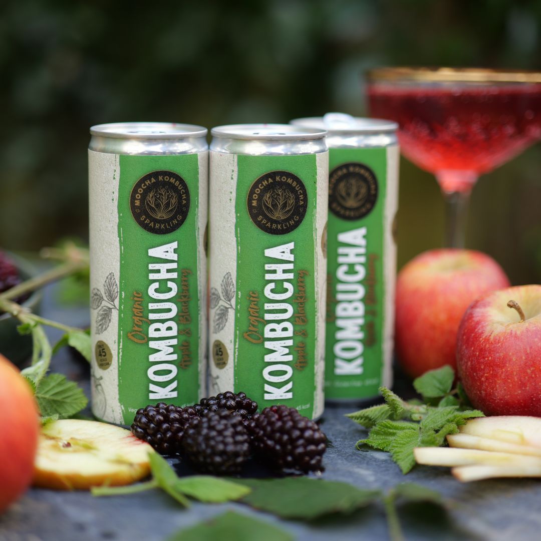 Apple & Blackberry Flavour Organic Kombucha