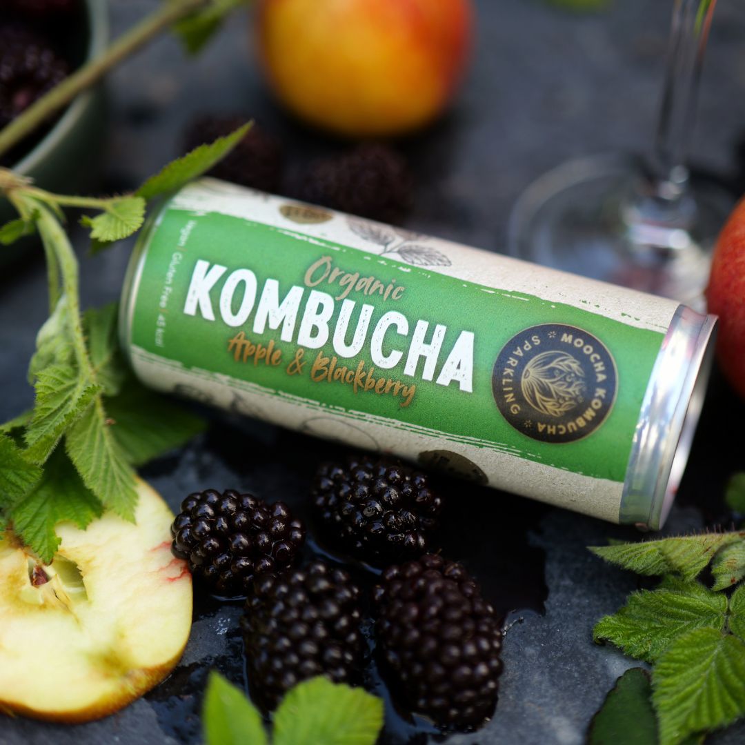 Apple & Blackberry Flavour Organic Kombucha
