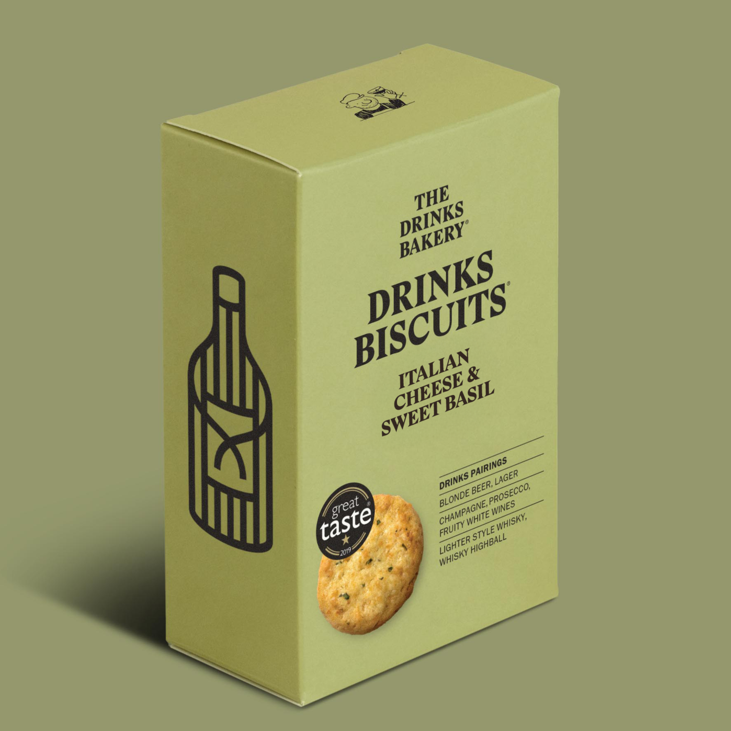 Italian Cheese & Sweet Basil Drinks Biscuits