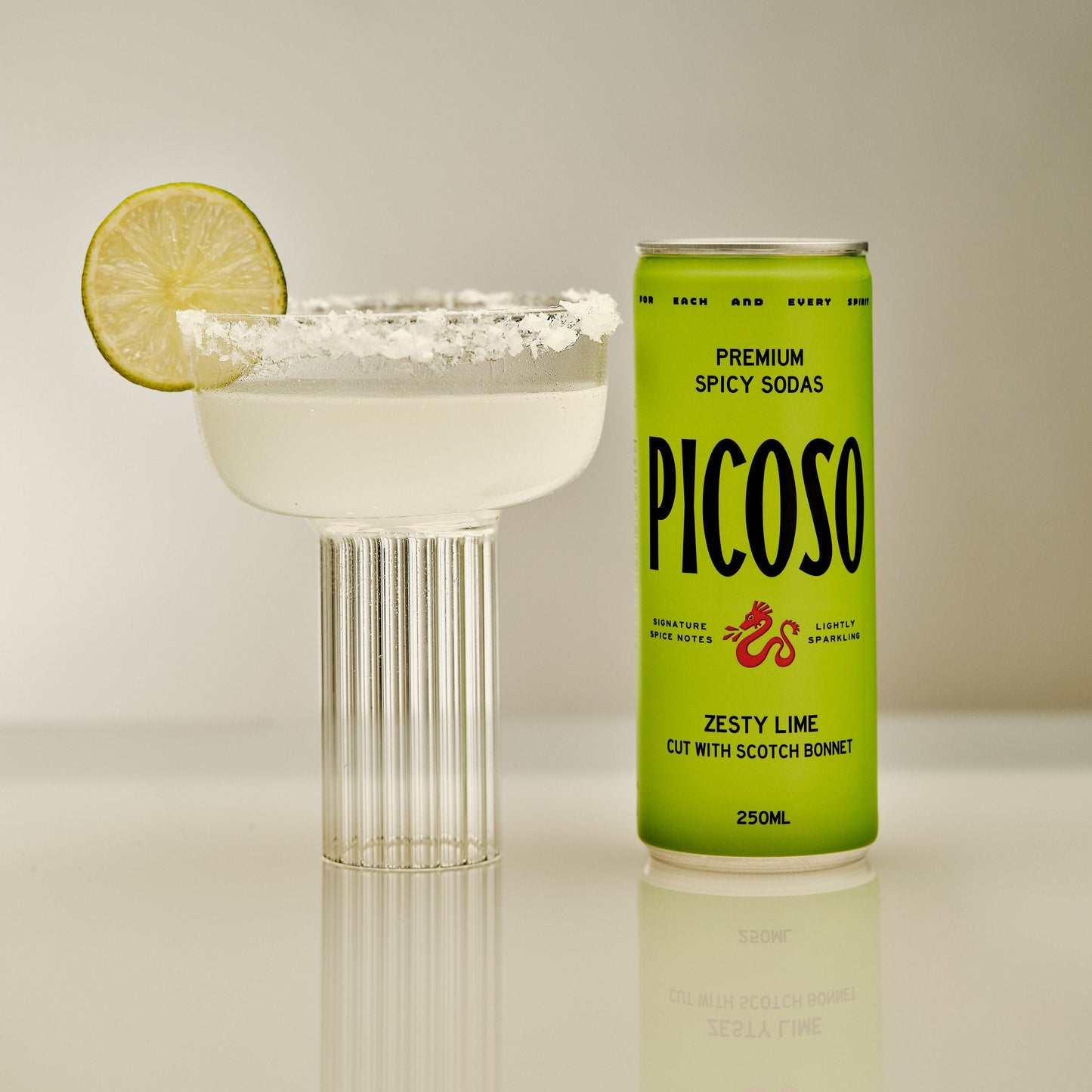 Picoso Zesty Lime & Scotch Bonnet Spicy Soda