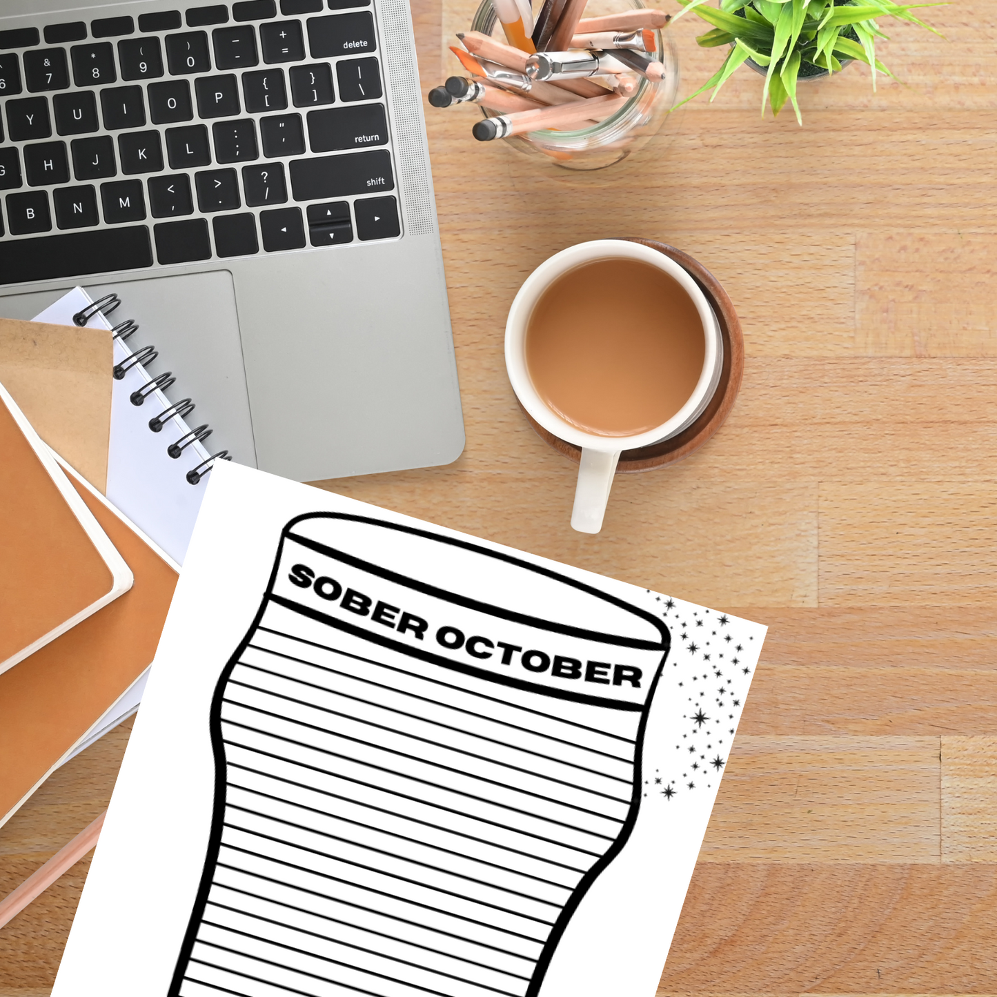 Digital Download - Sober October - SOBRIETY Tracker Challenge