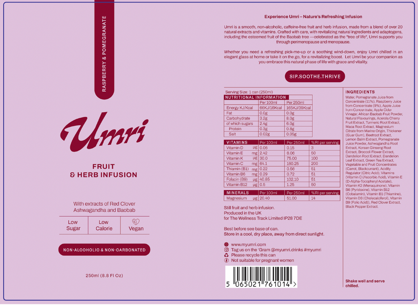 Raspberry & Pomegranate | Hormone Regulation Blend