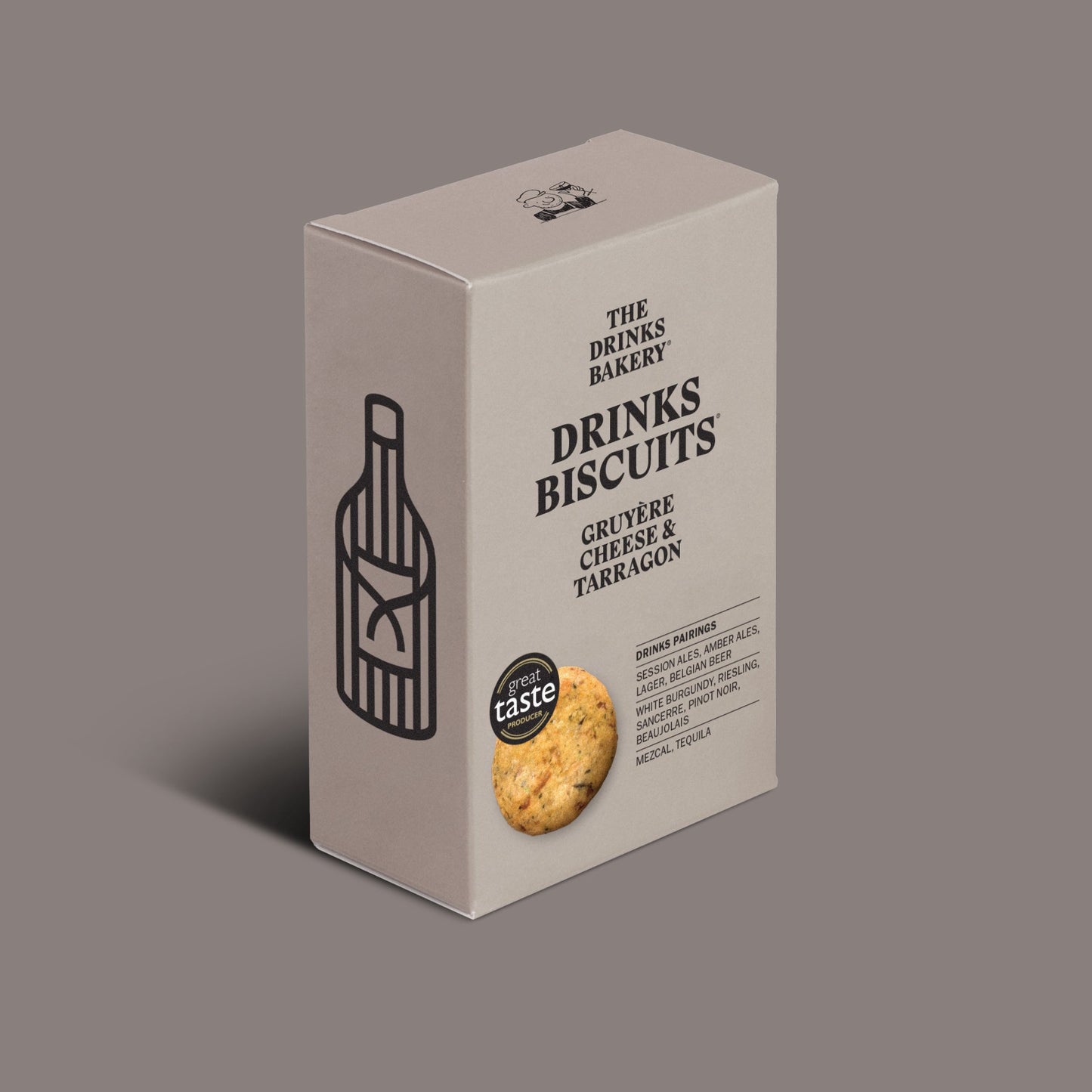 Gruyère Cheese & Tarragon Drinks Biscuits