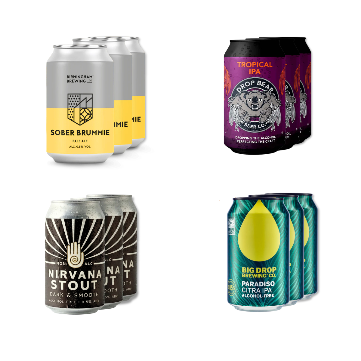 UK Alcohol Free Beer Box - Mixed Case 12 Pack