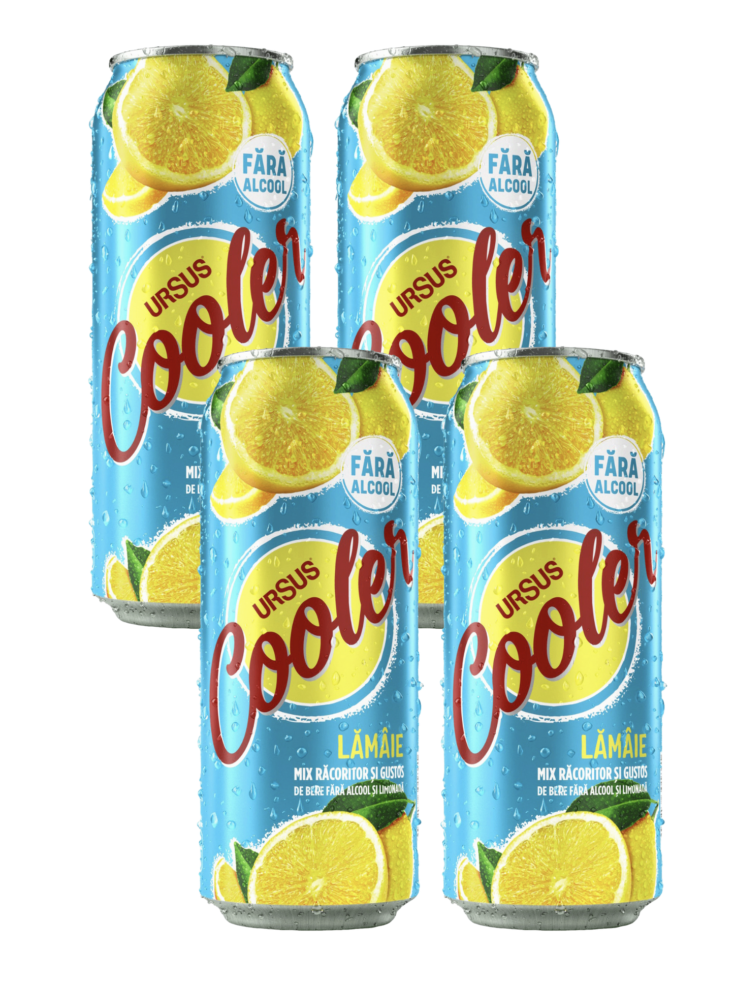 Ursus Cooler Lemon Lager Alcohol Free 4x500ml