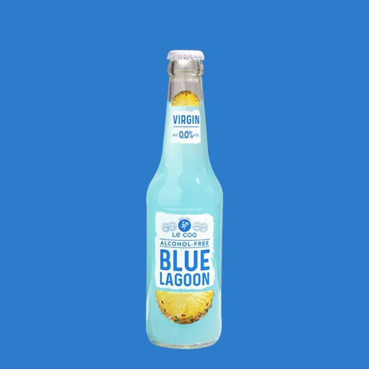 A. Le Coq Virgin Blue Lagoon Alcohol-Free Cocktail (0.0% ABV)