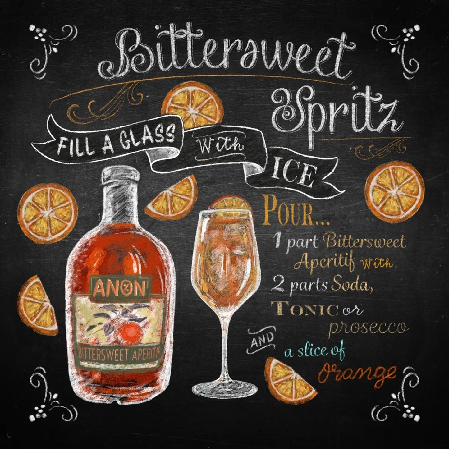 ANON Bittersweet Aperitif | Non-Alcoholic Aperitivo 70cl